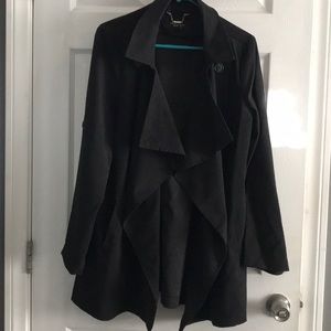 Black trench jacket